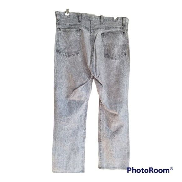 Vintage 80s Bristol Blues Stone Wash Boot Cut Jean's Sz 34" W x … - Picture 2 of 11